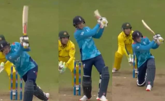 Brook played a stormy innings against AUS in Bristol, hit 3 skyscraper 6's in a single over of Adam Zampa