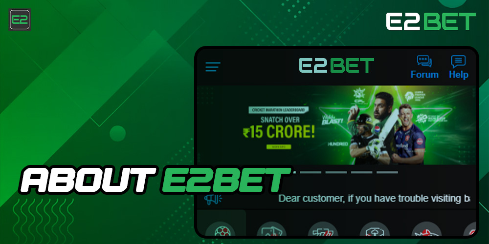 Bet in Cricket on E2bet