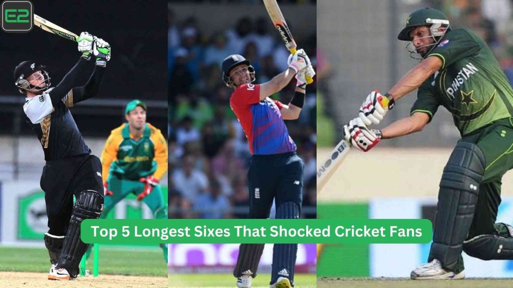 Top 5 Longest Sixes That Shocked Cricket Fans