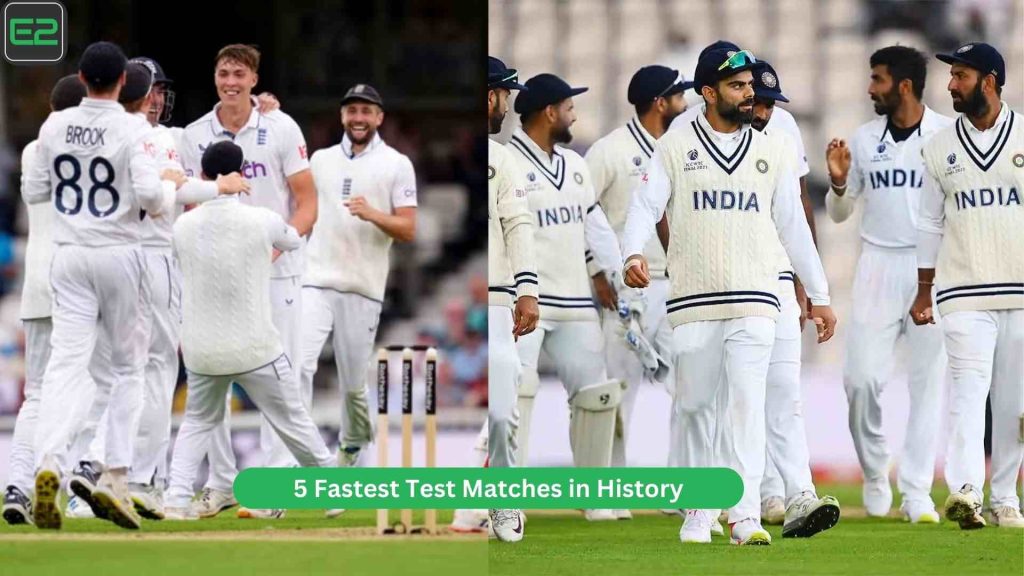 5 Fastest Test Matches in History