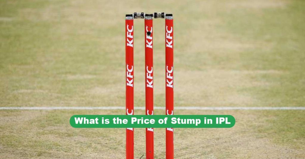 Price of Stumps in IPL