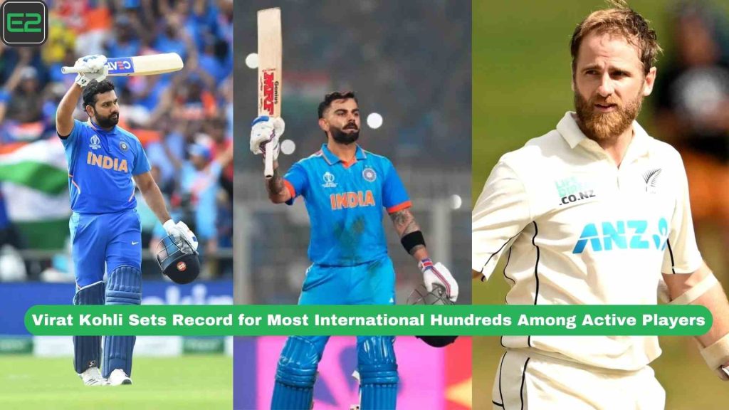 Virat Kohli Sets Record for Most International Hundreds Among Active Players