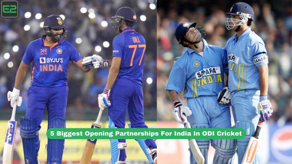 Biggest Opening Partnerships For India In ODI