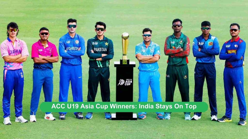 ACC U19 Asia Cup Winners