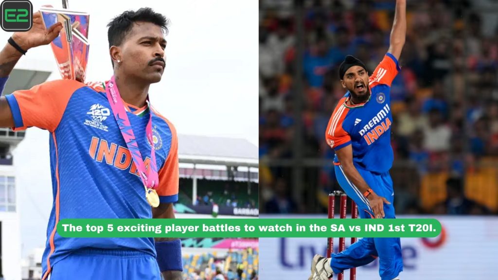 The top 5 exciting player battles to watch in the SA vs IND 1st T20I.