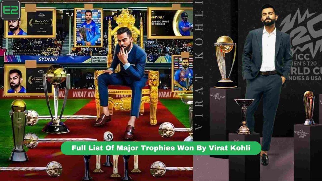 Full List Of Major Trophies Won By Virat Kohli