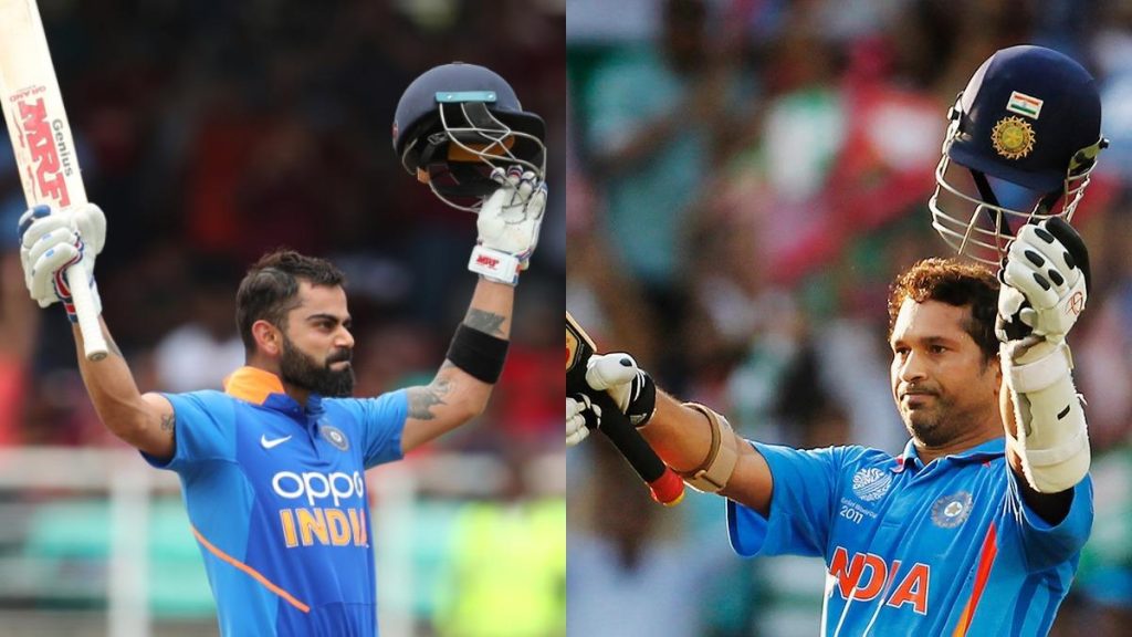 Virat Kohli vs Sachin Tendulkar
