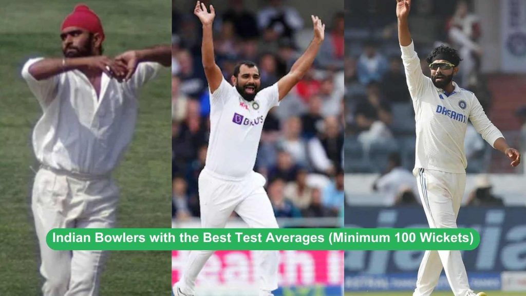 Indian Bowlers with the Best Test Averages