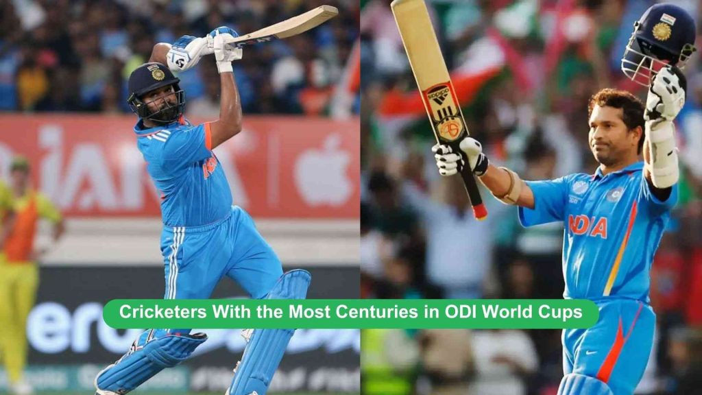 Most Centuries in ODI World Cups