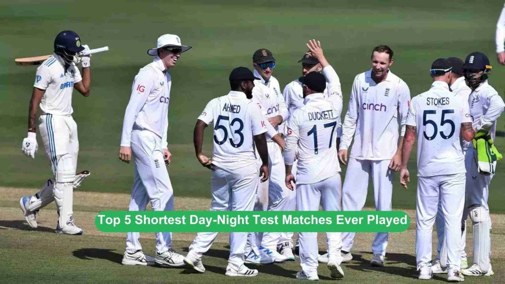 Shortest Day-Night Test Matches