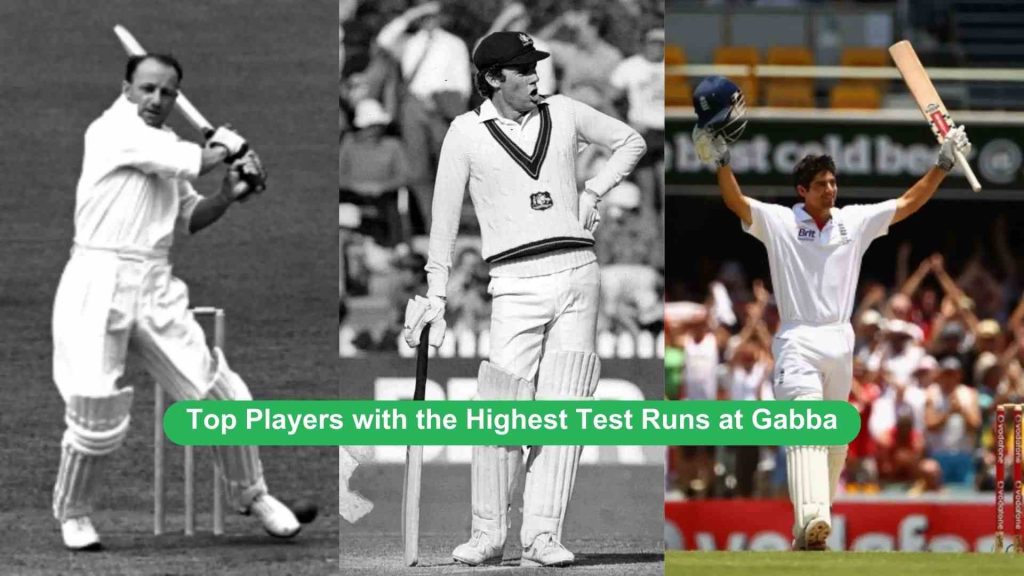 Highest Test Runs at Gabba