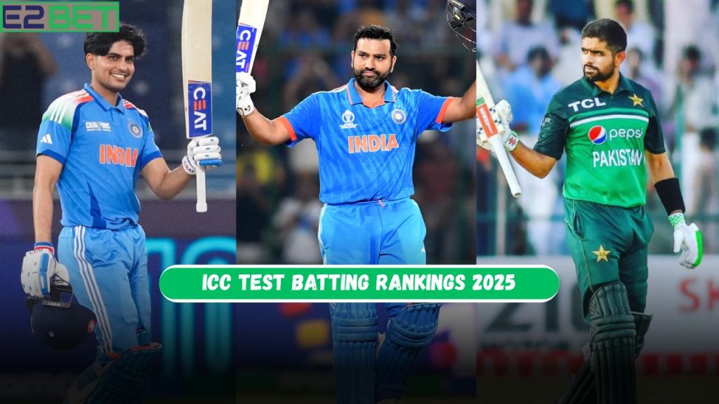 ICC Test Batting Rankings 2025
