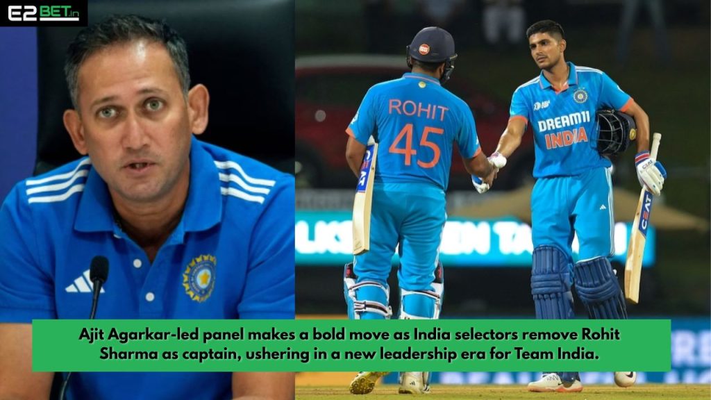 India Selectors Remove Rohit Sharma as Captain