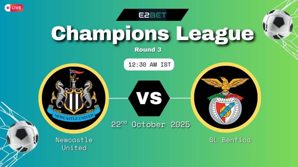 Newcastle United vs SL Benfica