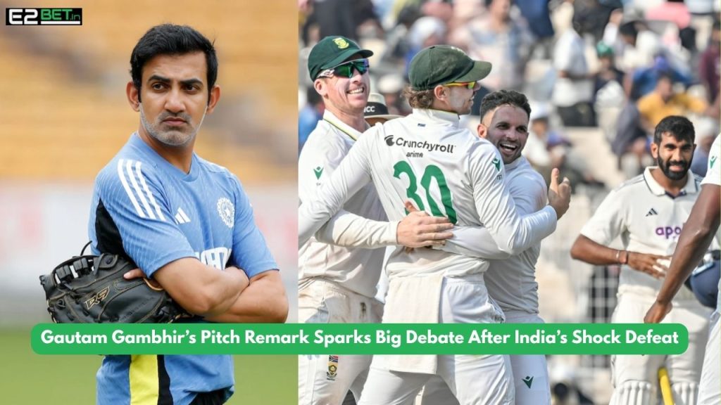Gautam Gambhir Pitch Remark