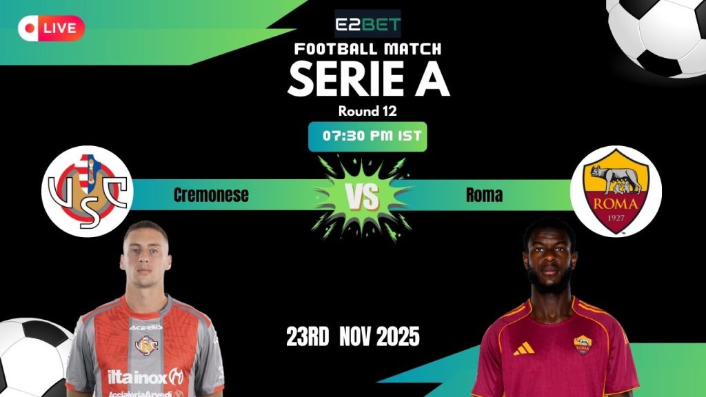 Cremonese vs Roma