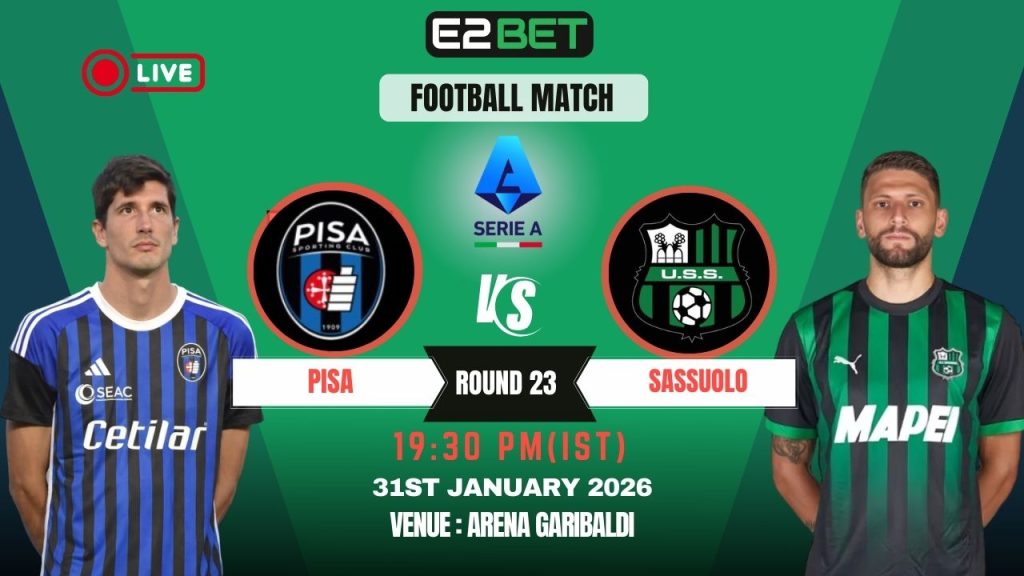 Pisa vs Sassuolo