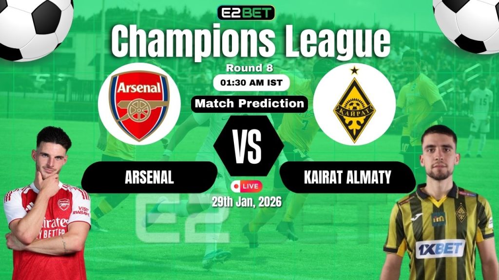Arsenal vs Kairat Almaty