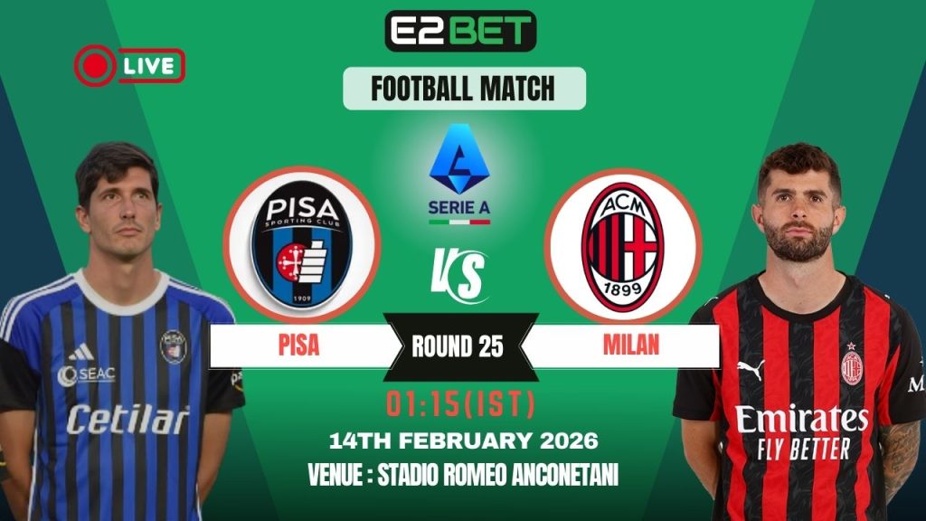 Pisa vs Milan