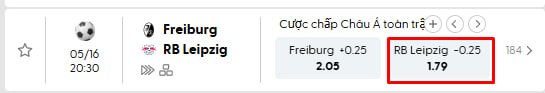 Freiburg vs RB Leipzig