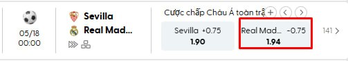 Sevilla vs Real Madrid