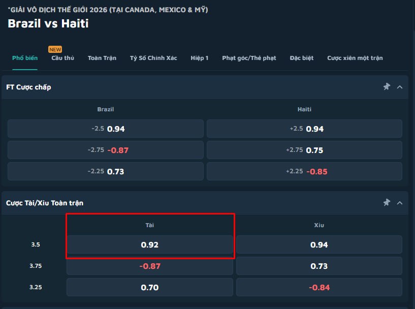 Brazil vs Haiti