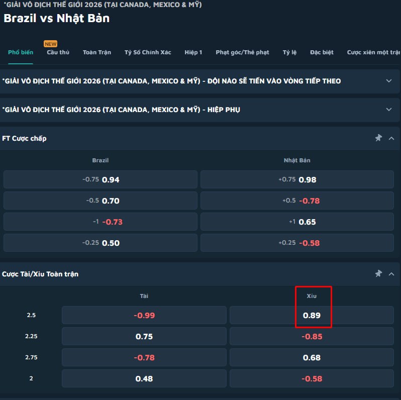 Brazil vs Japan