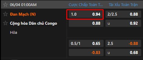 Denmark vs DR Congo