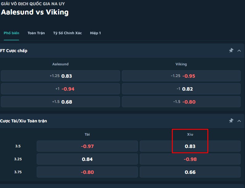Aalesund vs Viking