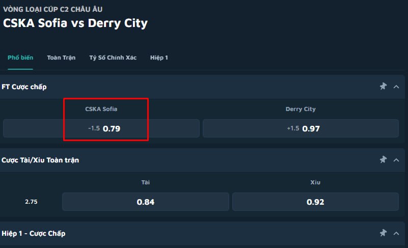 CSKA Sofia vs Derry City