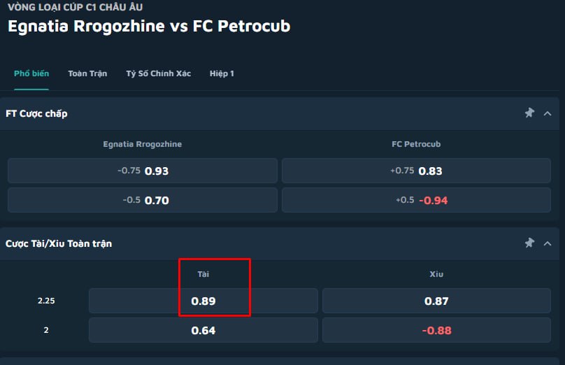 Egnatia Rrogozhine vs FC Petrocub