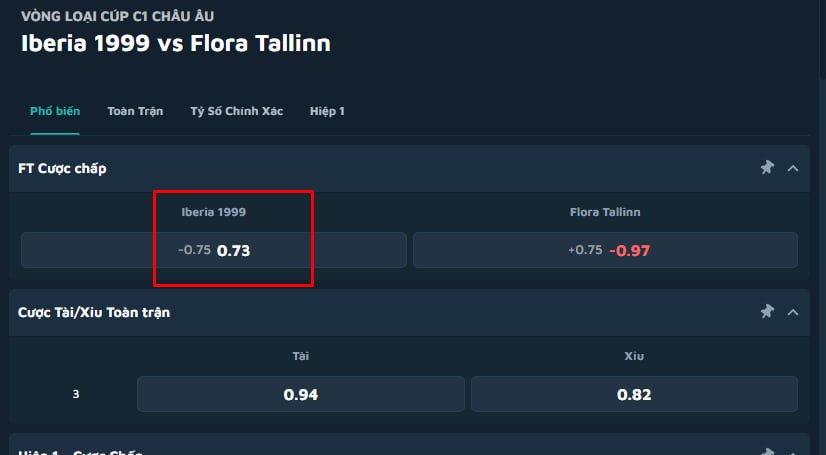 Iberia 1999 vs Flora Tallinn
