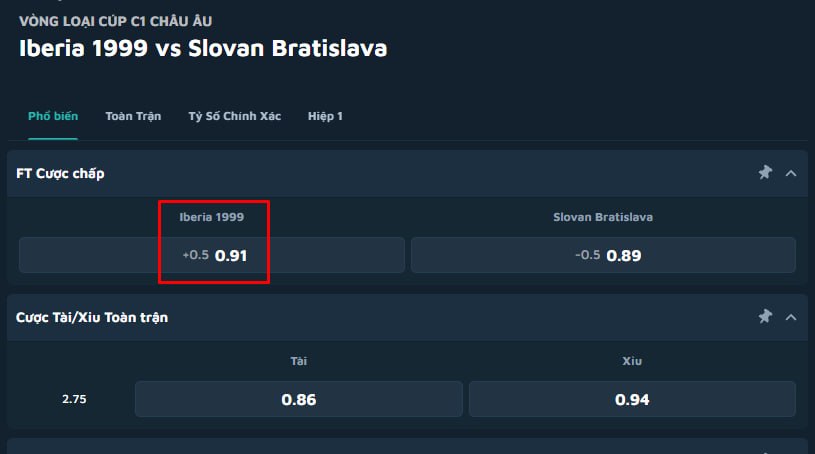 Iberia 1999 vs Slovan Bratislava
