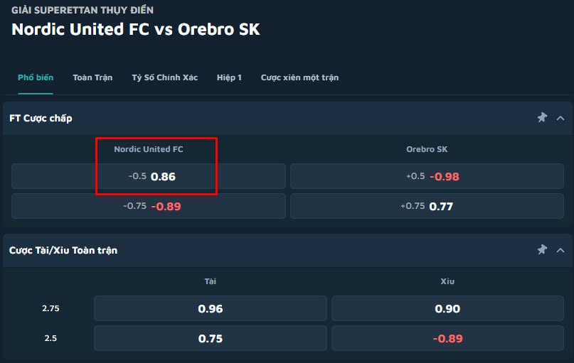 Nordic United FC vs Orebro SK