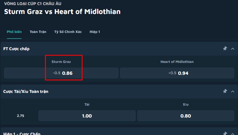 Sturm Graz vs Heart of Midlothian