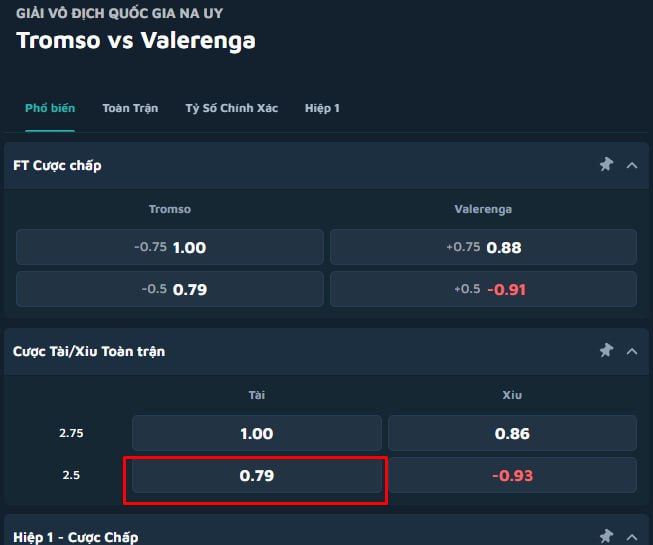 Tromso vs Valerenga