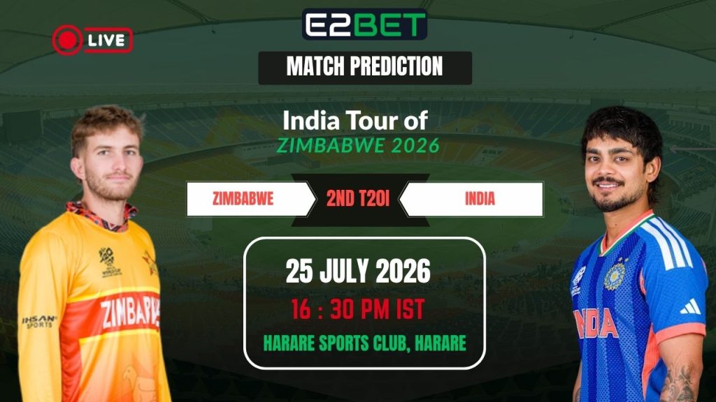 ZIM vs IND Match Prediction: 2nd T20I – India Tour of Zimbabwe 2026 3 ZIM vs IND