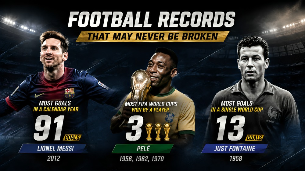 10 Football Records That May Never Be Broken (Updated 2026) 3 Football Records That May Never Be Broken