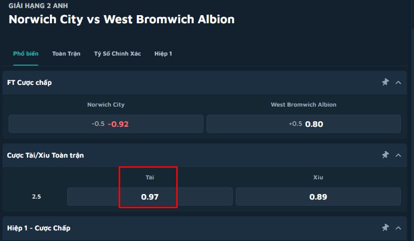 Norwich City vs West Bromwich Albion