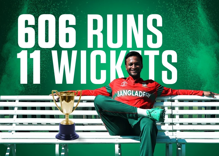 Shakib Al Hasan Stats in 2019 World Cup