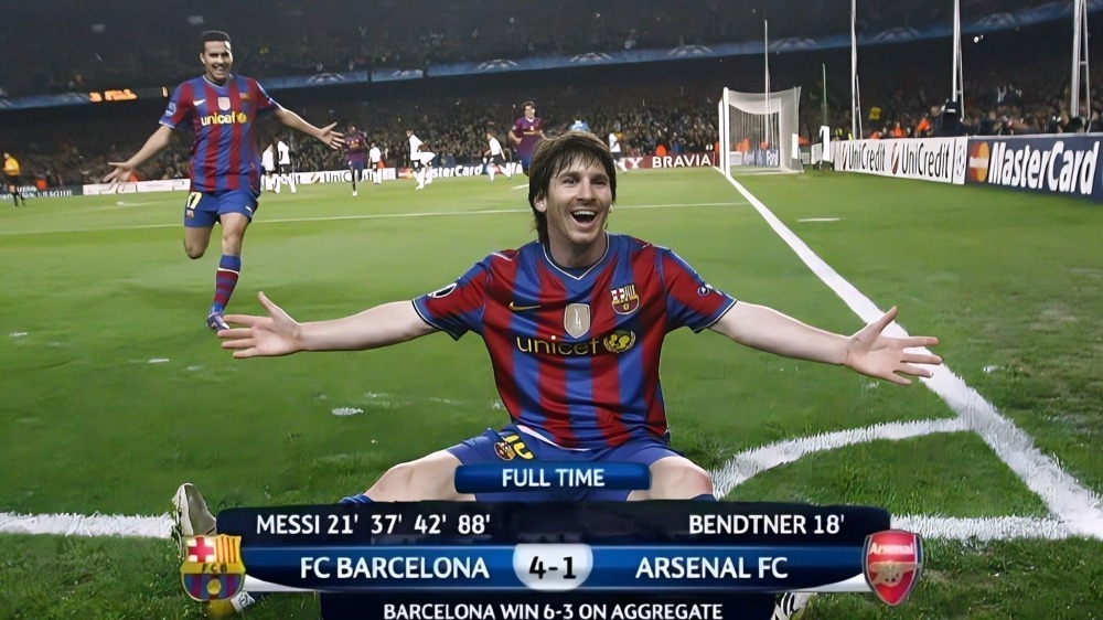 Every Time Lionel Messi Scored 4 Goals: Barcelona, Argentina and Inter Miami 2 Messi Scored 4 Goals