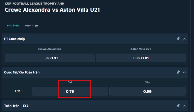 Crewe Alexandra vs Aston Villa U21