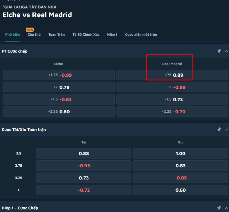Elche vs Real Madrid
