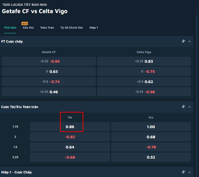 Getafe CF vs Celta Vigo