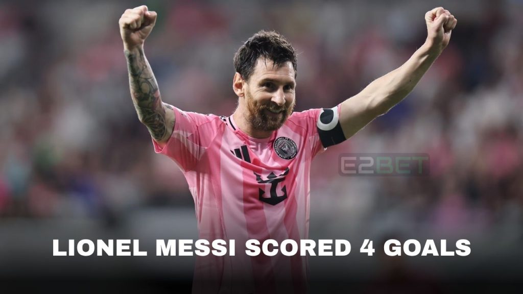 Every Time Lionel Messi Scored 4 Goals: Barcelona, Argentina and Inter Miami 1 Lionel Messi Scored 4 Goals